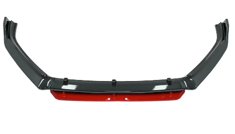 Front Spoiler Polo 8 (4 Piece) Red Tip
