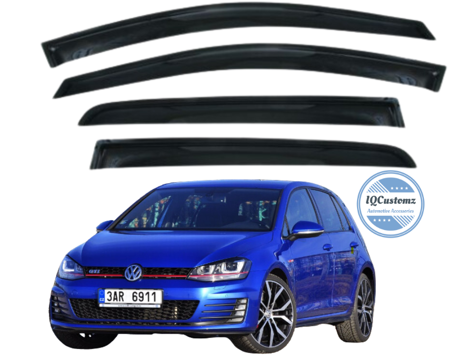 Golf 7 Windshields 4Pc Gloss Black