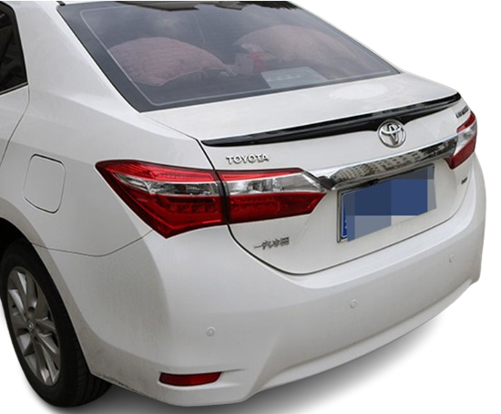 Rear Boot Spoiler Toyota Corolla 2014-2018 Gloss Black