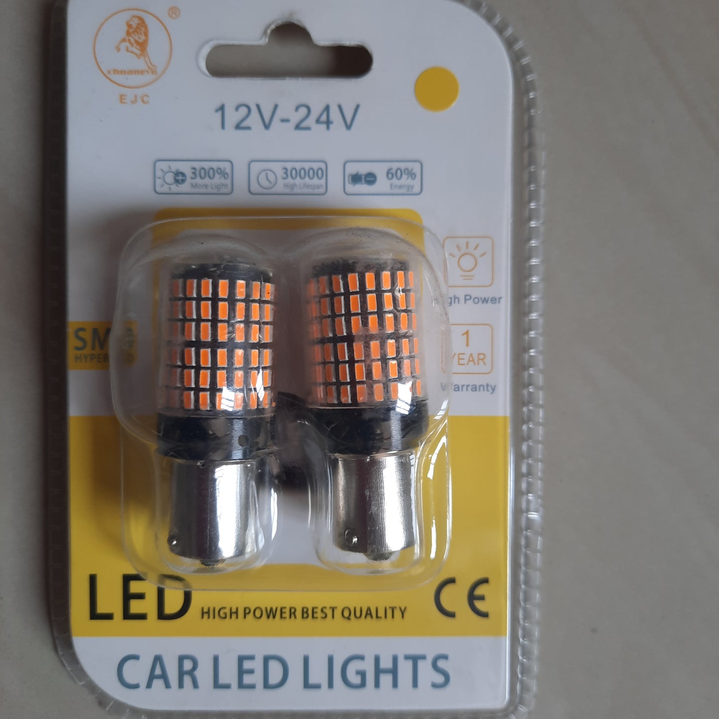 Single Fillament Led (yellow)