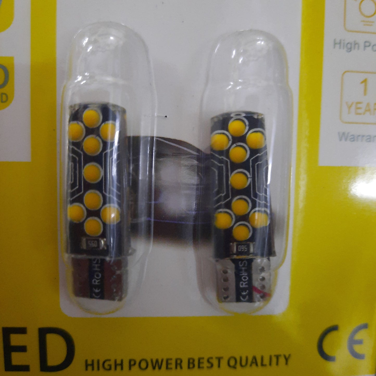 T10 Led 18 Yellow