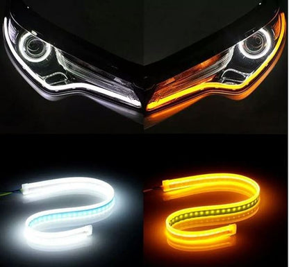 DRL (30cm) Sequential LED Strip White + Amber