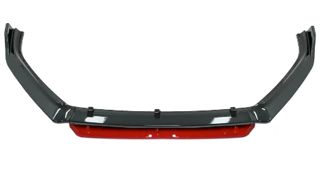 Front Spoiler Polo 6/7  (4 Piece)  Red Tip