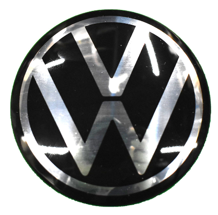 VW Centre Cap Sticker Black (56mm)