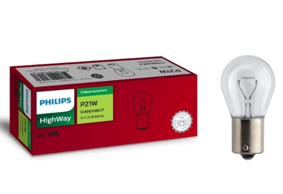 Philips P21W Single Contact 12v