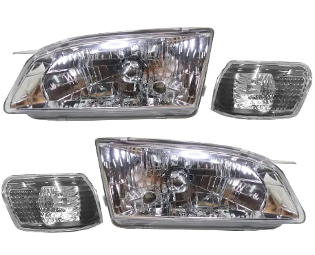 Toyota Corolla 00'-02' RXI Headlights Crystal (AE111) with Corners