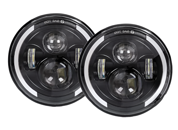 Jeep Style Headlight Half Ring