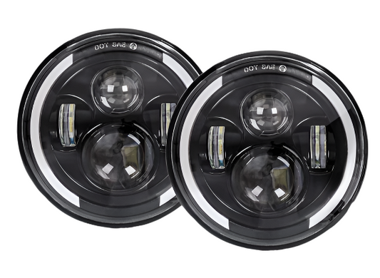 Jeep Style Headlight Half Ring