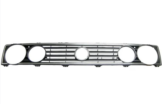 Front Grill Golf 1 Double Headlight Silver Outline