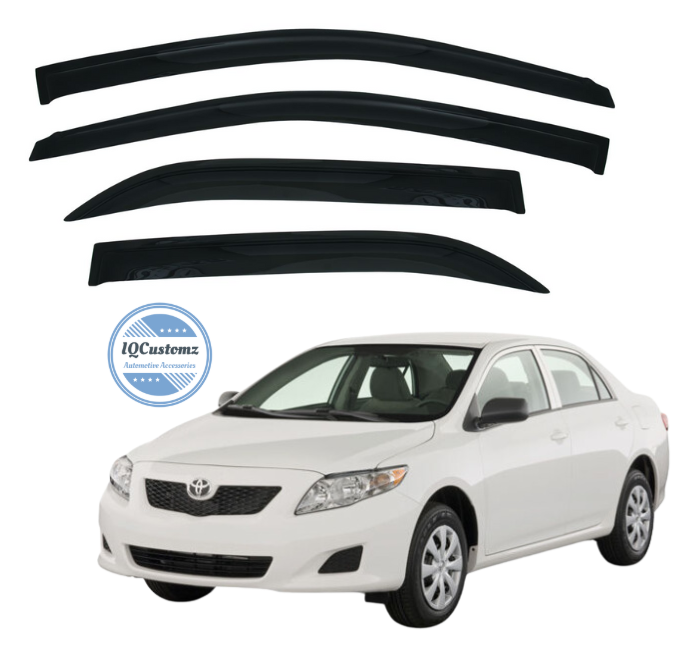Toyota Corolla 2007-2013 Windshields Gloss Black
