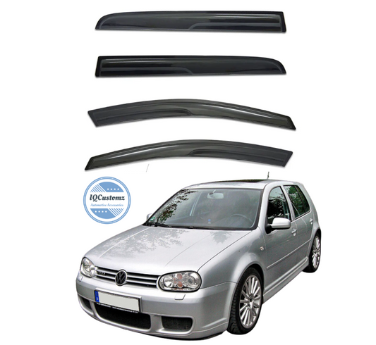 Golf 4 Windshields Gloss Black 4 Piece