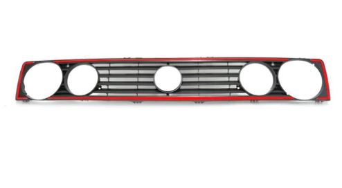 Front Grill Golf 1 Double Headlight Red Outline