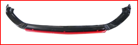 Polo 8 (AW) 4 Piece Front Spoiler With Red Tip