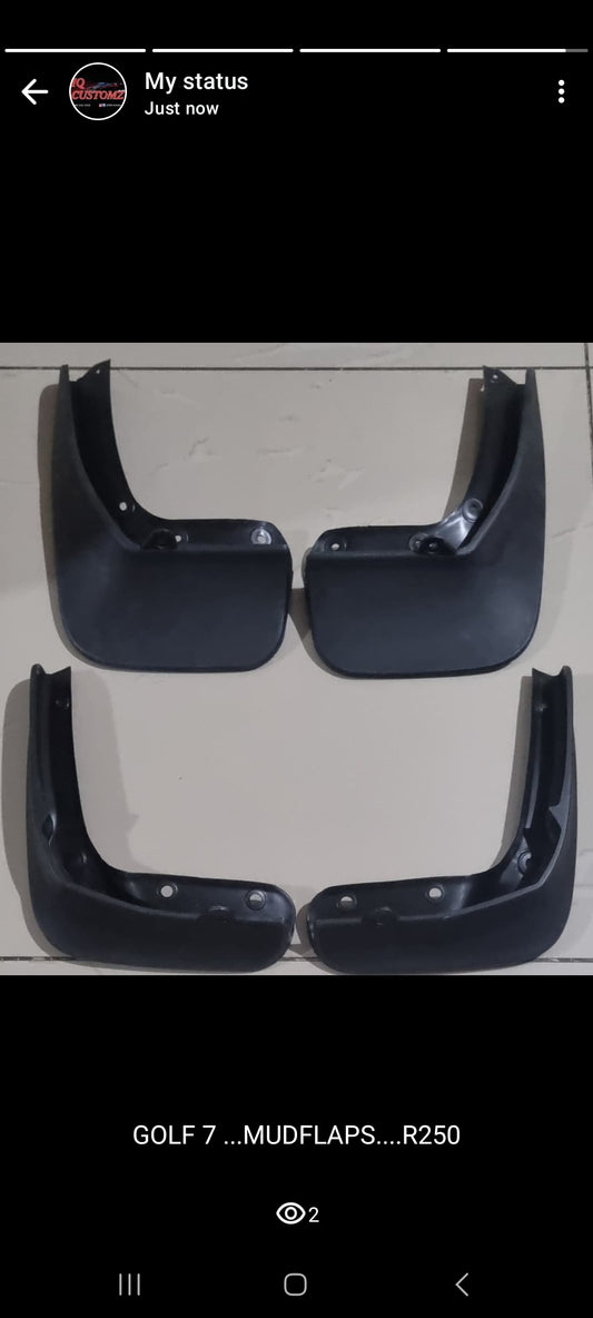 GOLF 7 MUDFLAPS (2013 PLUS)